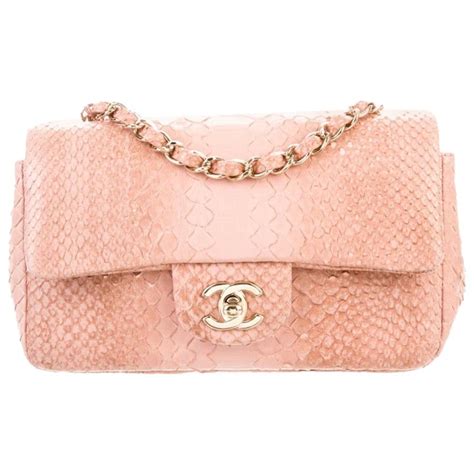 chanel pink classic flap bag|chanel snakeskin flap bag.